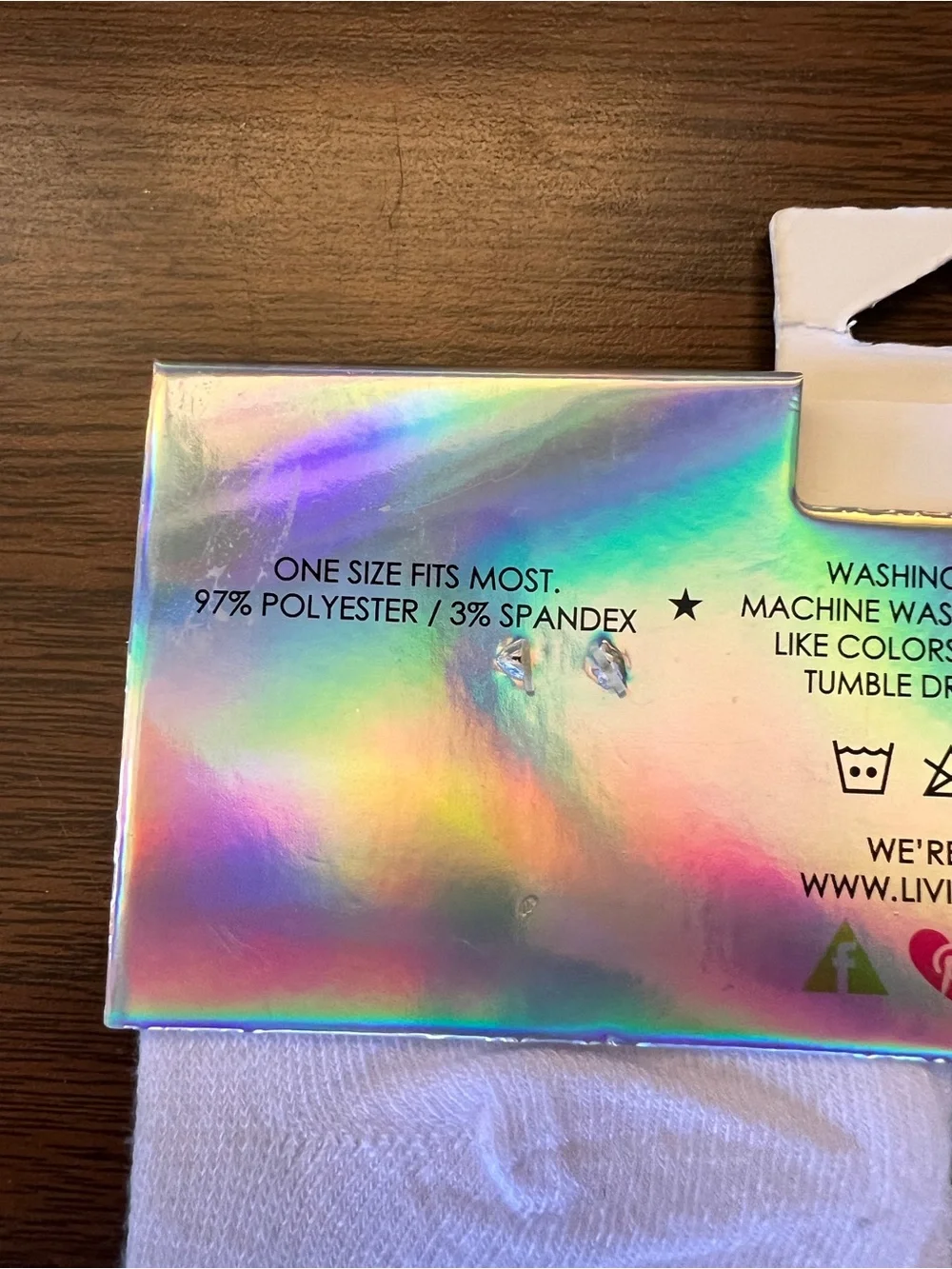 NWT Living Royal Panda Socks - One Size